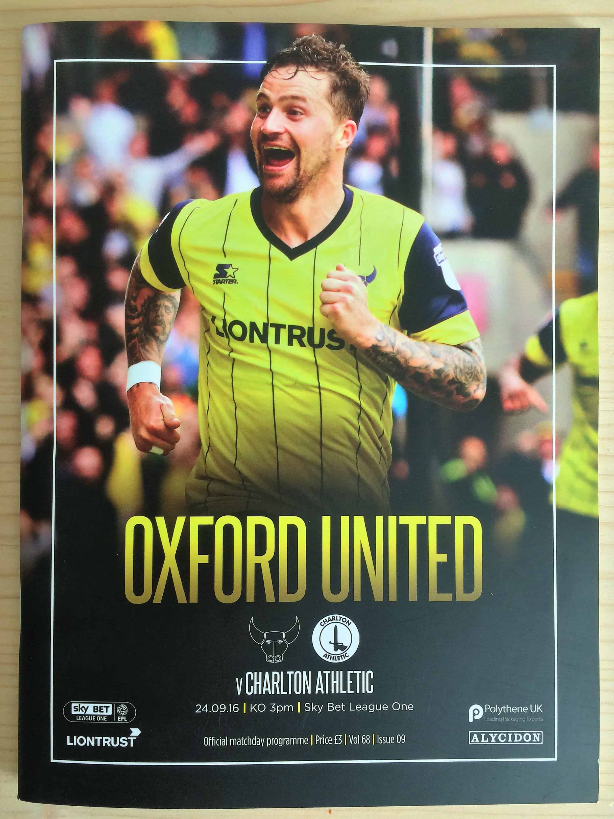 Oxford United FC v Charlton Athletic FC